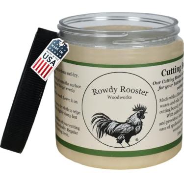 Imagem de Gel para tábua de corte - tratamento de cera e óleo em um - com óleo mineral de grau alimentício e condicionador de bloco de açougueiro de cera de abelha, cera de tábua de corte e charcutaria, aroma