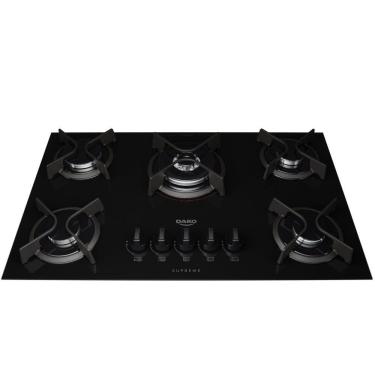 Imagem de Cooktop 5B Preto Com Mesa De Vidro Tripla Chama Dako Bivolt
