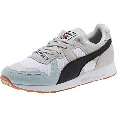 Imagem de PUMA Tênis masculino Rs-100, Cinza geleira, puma branco, 4.5
