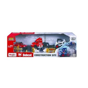 Imagem de Kit de Construo Bobcat - Construction Site - Mini Work Machines - Maisto