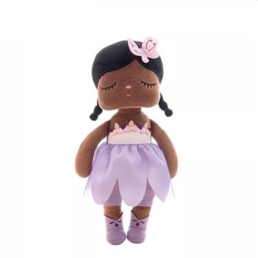Imagem de Boneca Metoo De Pelúcia Ângela Flores 33cm (Violeta)