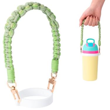 Imagem de Soledea Alça de alça de garrafa de água compatível com garrafa de água Owala, suporte com alça compatível com acessórios Stanley Cup