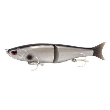 Imagem de Aoluyard Glide Iscas articuladas, iscas de pesca realistas para robalo, pique, salmão, bluegill (cinza prateado-17,8 cm/62,4 g)