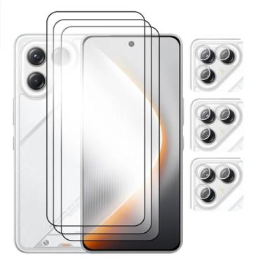 Imagem de Para Tecno Pova 7 Ultra 5G, filme protetor de tela 6in1 2.5D Full Cover de Vidro Temperado