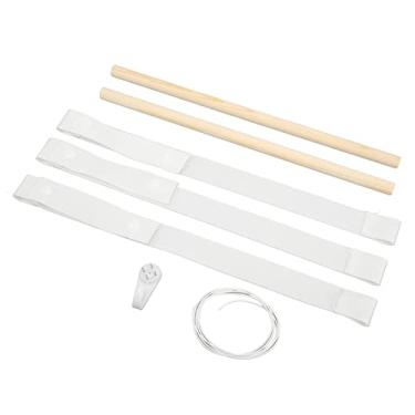 Imagem de KIMISS Suporte de de Madeira de Carvalho Premium - Organizador de de Cabelo e Exibição de Acessórios de Cabelo - Cabide de Grampo de Resistente de Estilo Simples para Tiaras e Clipes de bebê (Tipo