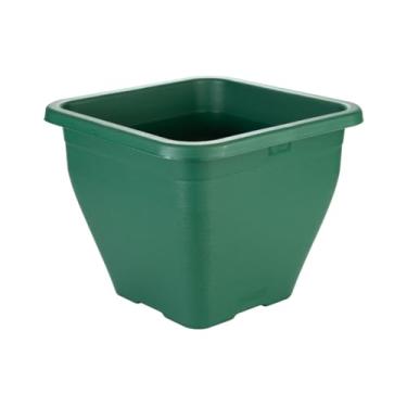 Imagem de Vaso De Plantas Plástico Grande Quadrado Flores Hortas E Plantas Decoração (Verde)