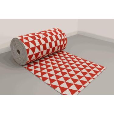 Imagem de Tapete Passadeira Emborrachado Antiderrapante PVC por Metro 45cm Largu