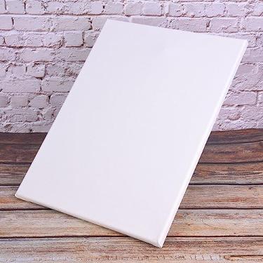 Imagem de Tnfeeon Tela Esticada de Madeira de Pinho Premium Com Linho Híbrido, Superfície Branca Lisa para Pinturas a óleo e Acrílicas, Ideal para Artistas e Crianças Criativas, 30 X 40 Cm , Perfeita para (Mistura de linho, madeira)