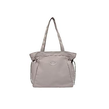 Imagem de CORIOS Bolsa Oxford para mulheres, bolsa de ombro com ajuste lateral, casual, vários bolsos, impermeável, grande, alça superior, bolsa Hobo leve para compras, negócios, trabalho, esportes, viagens