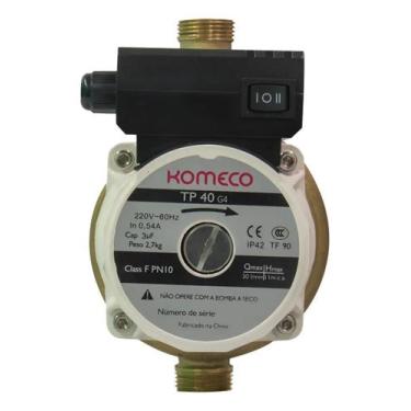 Imagem de Mini Bomba Água Pressurizador Tp40 G4 Bronze 120w 220v Komeco