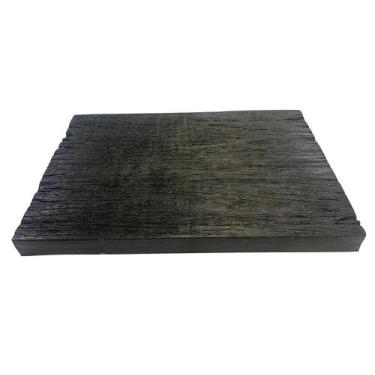 Imagem de Caminho Pisante Para Jardim Gramado Tábua Tronco Plástico preto - JR
