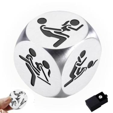 Imagem de Yckeogln Date Night Dice After Dark Edition, Board Game for Couple,Decision Dice, for Him & Her,Funny Wedding Gifts, Valentine's Day Anniversary Couple Steel Ideas Dice Gifts