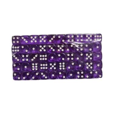 Imagem de Conjunto De Dados Acrílicos Coloridos De 6 Lados, 100 Peças, Dados Pad