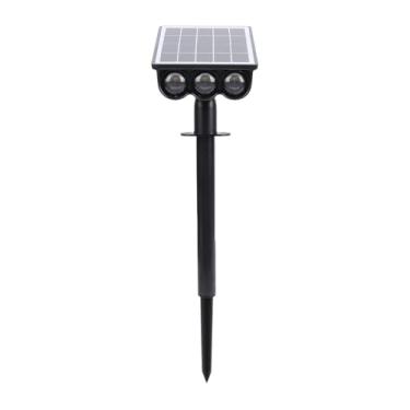 Imagem de RiToEasysports Luz de Ponto Solar 3LED 2 Modos de Iluminação Ajustável 360 Graus Luz Solar de Paisagem Ao Ar Livre para Quintal Caminho Entrada de Automóveis Jardim Material Acrílico ABS