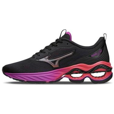 Imagem de Tênis de Corrida Feminino Mizuno Wave Frontier 15, Preto, 35