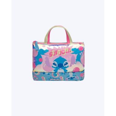 Imagem de Necessaire Grande Stitch Puket 050404276, Azul, UN