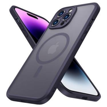 Imagem de Capa Capinha Anti Impacto Magnética Fosca Slim com Protetor de Câmera Case Compatível com iPhone (Roxo, iPhone 17 Pro Max)