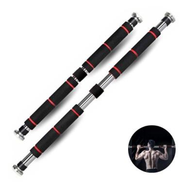 Imagem de Barra Fixa de Porta Para Exercícios Ajustável 62 a 100cm Deend