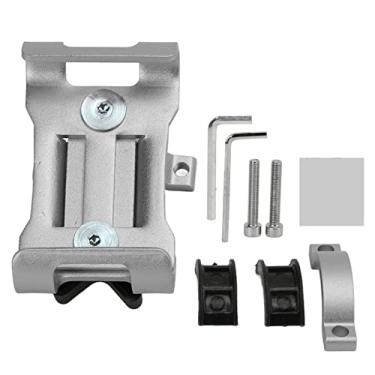 Imagem de Suporte de telefone para bicicleta, suporte de liga de alumínio para navegação com almofadas de silicone antiderrapantes, amplamente compatível com smartphones de 3,5 a 6,5 polegadas, para diâmetros