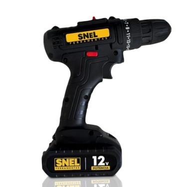 Imagem de Parafusadeira Furadeira de Impacto 12V Bateria Lítio | 19 Posições Torque 25Nm | Mandril 3/8