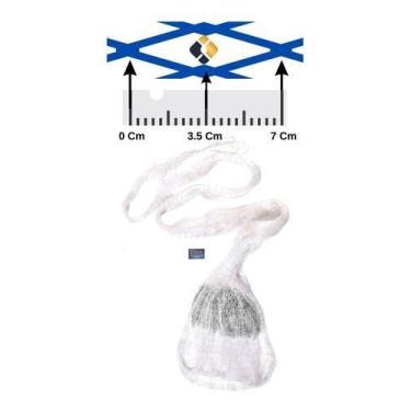 Imagem de Tarrafa C/ Corrente Para Pesca Malha 35mm Carpa Taínha 20mt - SEA GOLD