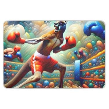 Imagem de Protetor de colchão de boxe canguru colorido lavável reutilizável para incontinência 86 cm x 132 cm, protetor de colchão impermeável para períodos para adultos, crianças, idosos e animais de estimação