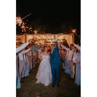 Imagem de 24 Velas SPARKLES 60CM casamentos aniversários fotos e vídeos - Júpite