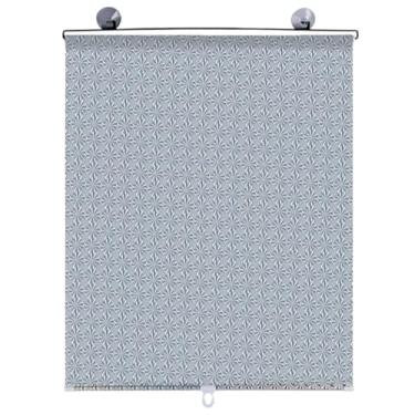 Imagem de Persiana Retrátil Privativa Portátil Prata 50x125cm - Proteção Solar e Privacidade, Ideal para Janela Sala Quarto Residencial e Comercial