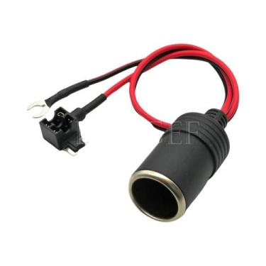 Imagem de Conjunto De Cabo Carregador De Isqueiro De Carro Em Cobre Puro Com Fus