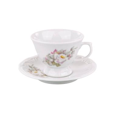 Imagem de Xícara Chá Com Pires 200ml Eterna Porcelana Schmidt