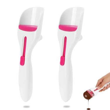 Imagem de 2 unidades de espátula de pastelaria para bolo, colher, utensílios de cozinha, duráveis para assar bolo, chocolate e cupcake