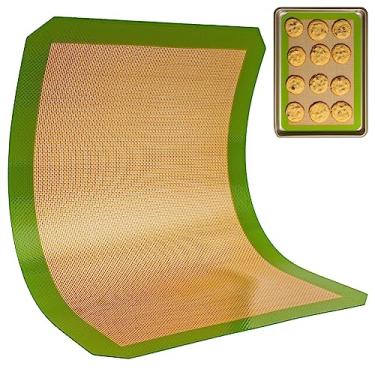 Imagem de Tapetes de silicone – Tapete de silicone de 42 cm x 28 cm, tapete de massa antiderrapante, tapete de fondant, tapete de amassar antiaderente, tapete de pão, tapetes de silicone reutilizáveis e seguros