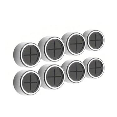 Imagem de Suporte para Toalha de Cozinha Gancho Autoadesivo Prato na Parede Redondo Banheiro Casa Armário Garagem Sem Necessidade Furar ABS Evitação Colisão Garras Silicone Macio Fácil Usar Instalação Perfurada