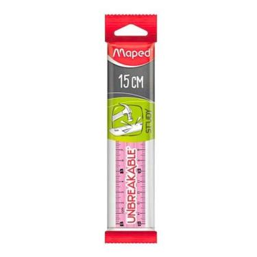 Imagem de Régua Flexível 15cm Inquebravel Cristal Unbreakable - Maped  Papelaria