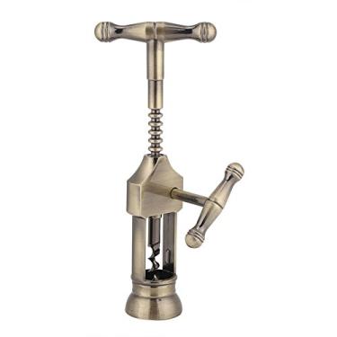 Imagem de Phefop Saca-rolhas Abridor de Garrafa de Vinho Vintage, Saca-rolhas Criativo de Cobre Com Aperto Confortável, Design de Alavanca Fácil de Puxar para Casa, Bar, Festa de Casamento