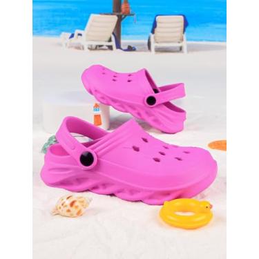 Imagem de Sapatos aquáticos clássicos para meninos e meninas, sandália Beah, Vermelho, 8.5-9 Toddler