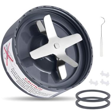 Imagem de 7 peças de reposição de lâminas de liquidificador extrator de lâmina cruzada compatível com Nutribullet 600W e Pro 900W