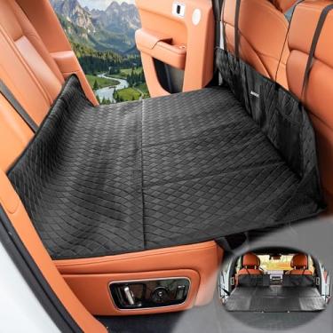 Imagem de YEEKORO Placa de extensão do assento traseiro do carro, extensor dobrável de assentos traseiros para dormir, aumenta o espaço de viagem e acampamento, capas de assento de cachorro para SUV, modelo Y/3