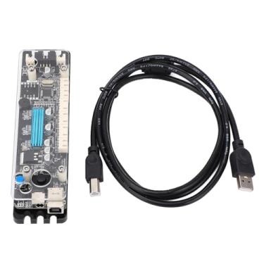 Imagem de QANYEGN Controlador offline de gravador, placa controladora de gravação CNC de 2 eixos de 32 bits, placa de controle de máquina de gravação CNC para projetos CNC