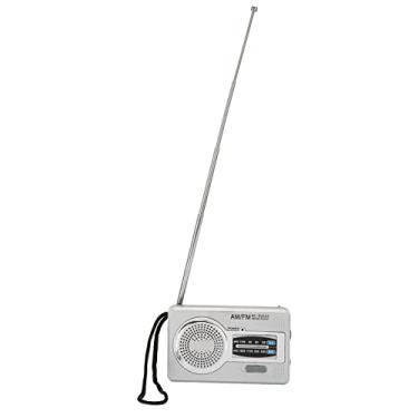 Imagem de VBESTLIFE Rádio AM FM Portátil, Rádio Operado por Bateria, Recepção de Longo Alcance, Alto-falante, Antena Transistor, Conector de 3,5 Mm para Emergência Externa Doméstica