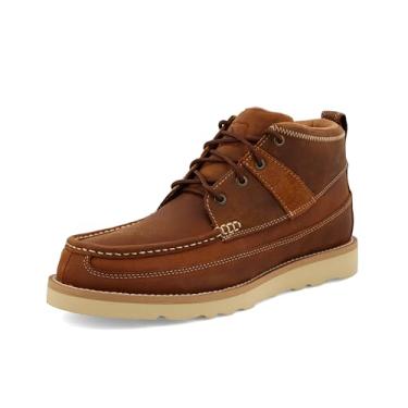 Imagem de Bota masculina casual com sola de crepe da Twisted X, Oiled Saddle, 8.5