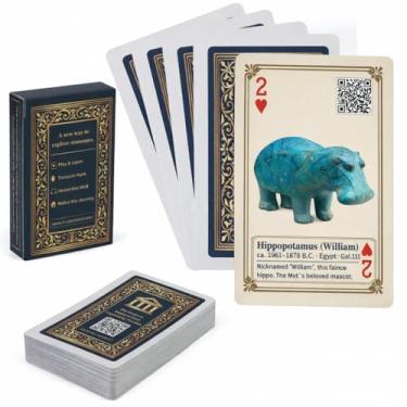 Imagem de merryhome Museum Deck – 54 Iconic Artworks Inspired by The Met, Educational Playing Cards with QR Audio Guides, Fun Family Deck & Unique Gift for Art Lovers & Travelers