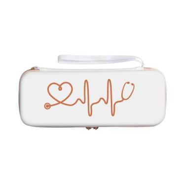 Imagem de Estojo De Armazenamento Duro EVA Para Estetoscópio 3M Littmann Classic