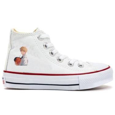 Imagem de Tênis Do Denji Lançamento Especial Star Novo Modelo Top, Branco, Denji
