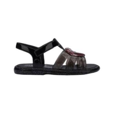 Imagem de Sandália Mini Melissa Hip Lovely Infantil Preto Glitter-Feminino