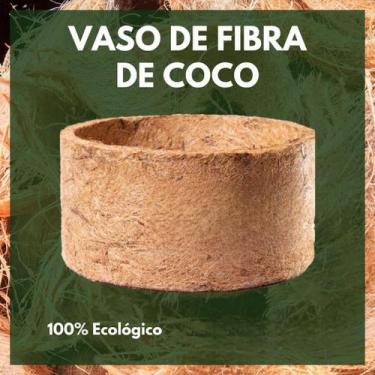 Imagem de VASO DE XAXIM FIBRA COCO Nº1 DIAMETRO 13 CM - GOLD PLANT