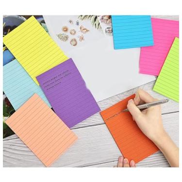 Imagem de Adesivos de 10 x 15 cm para escritório, casa, notas criativas, 45 folhas/bloco