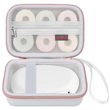 Imagem de Elonbo Estojo de transporte para máquina de etiquetar SUPVAN E10 Bluetooth, mini suporte de armazenamento para impressora de etiquetas térmicas, sem fio, pequeno, portátil, para fazer adesivos, bolsa