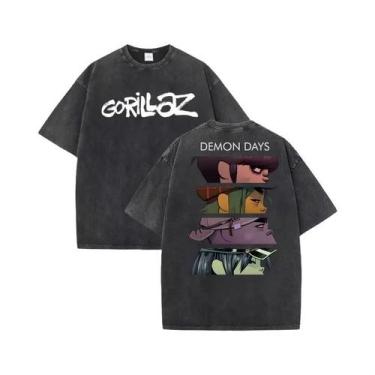 Imagem de Camiseta Unissex De Verão Com Manga Curta E Gola Redonda Com Estampa G