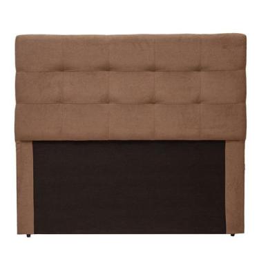 Imagem de Cabeceira Casal Estofada 140cm Tecido Linho - CASA LAR SHOP